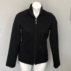 Aeros by Kristen Blake zip-up pleated jacket